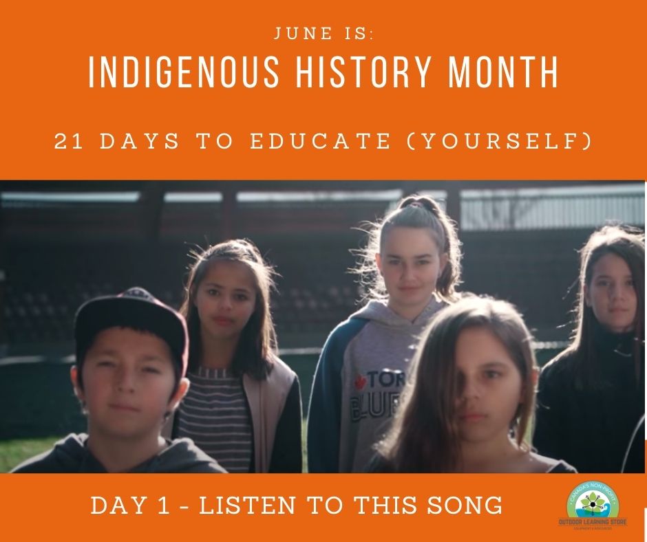 21 actions you can take in the 21 days leading up to National Indigenous Peoples Day on June 21

🧡 DAY 1 🧡

Watch this video of a song written, recorded and filmed with students from Sk’elep School of Excellence in Tk’emlúps te Secwépemc, Kamloops, BC.

ow.ly/AbZe50F0hWl