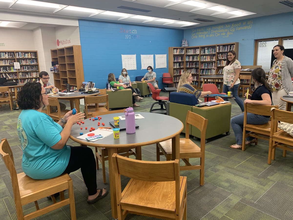 NLSchrock's tweet photo. “Meeting the needs of every learner” means teachers using hands on tools to experience the topic unique to their own learning! #japioneerpride https://t.co/NlZjbvpLHX