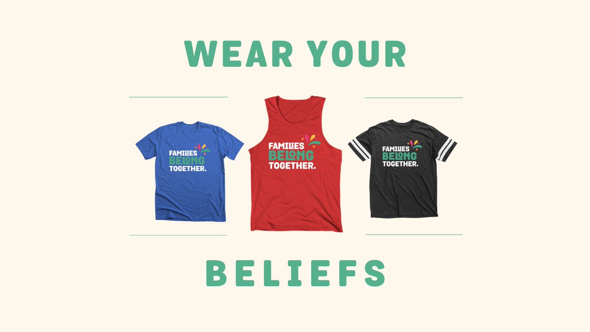 Our Families Belong Together shirts are now available for purchase! 

Browse through our online store for all the style and color options.

100% of the profit is used to reunite families separated by ICE detention.

Wear your beliefs and shop now! bonfire.com/store/casa-de-…