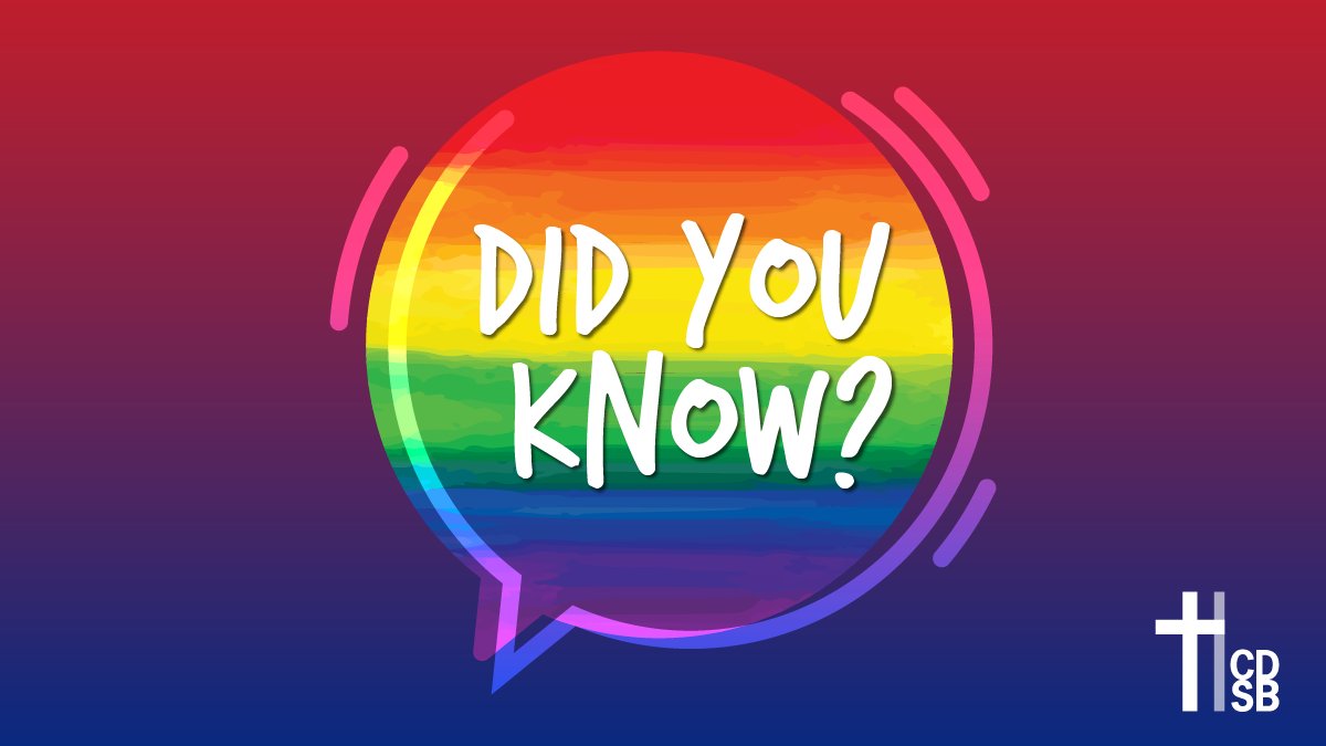 DYK: Students who identify as 2SLGBTQ+ are known to experience higher rates of bullying, victimization, harassment, and suicide. Let’s do all we can to support our students and peers both inside and outside the classroom. #WeAllBelong