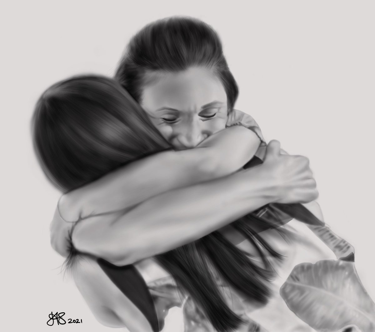 peacemaker29's tweet photo. Happy Pride Month  #Earpers! Giving everyone who celebrates a big (virtual) hug! Remember you are loved!! Enjoy this new WayHaught drawing of (IMO) the best hug ever! 🥰

❤️🧡💛💚💙💜💗🤍🤎🖤

#WynonnaEarp #WayHaught #BringWynonnaHome #WynonnaEarpFanArt #EarperCreations https://t.co/8BvRPQBFDE