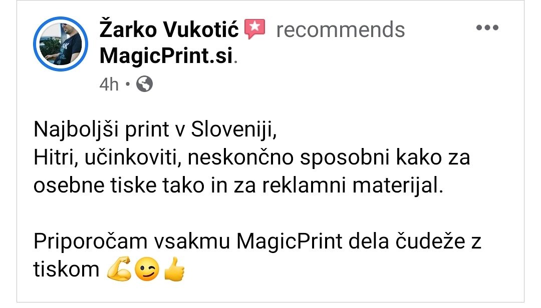MagicprintSi's tweet image. 💥Hitra dostava in izvrstna ponudba.
Magic Print ✨print your wish✨🙂