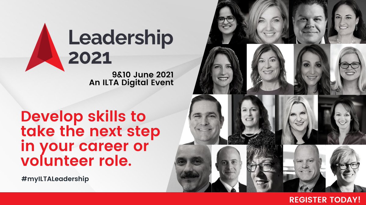 Reg rates increase for the Leadership Summit tomorrow (2 June)! Learn how to level up your #leadership skills from active ILTA Volunteer Leaders and Members who also have senior leadership roles in their organizations. Find details and registration here: ow.ly/k72Q50F0iBD.