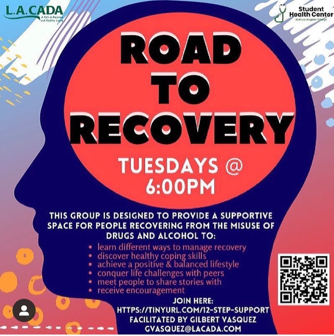 ElacHealth's tweet photo. Are you looking a supportive space for recovery  from alcohol or drugs? 
Looking for a helping hand?

Join us for our Road to Recovery Workshops

Today, Tuesday June 1st at
6:00pm.

Link to join in bio @ElacHealth https://t.co/mH8W9TggNO