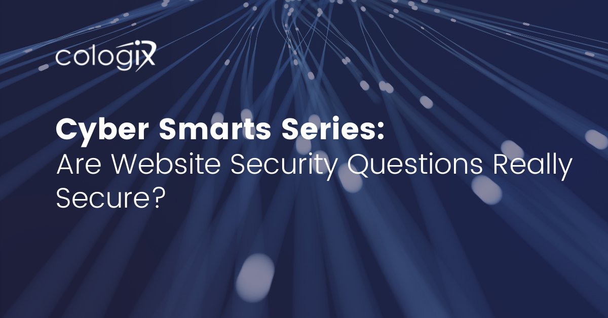 There is a right way and a wrong way to create a pin or password. In our first Cyber Smarts blog, we guide you down the right path towards secure passwords and pins. Read the blog here. hubs.ly/H0P9KXX0
#CyberSmarts #CyberSecurity #IoT #InfoSec #CologixSecure