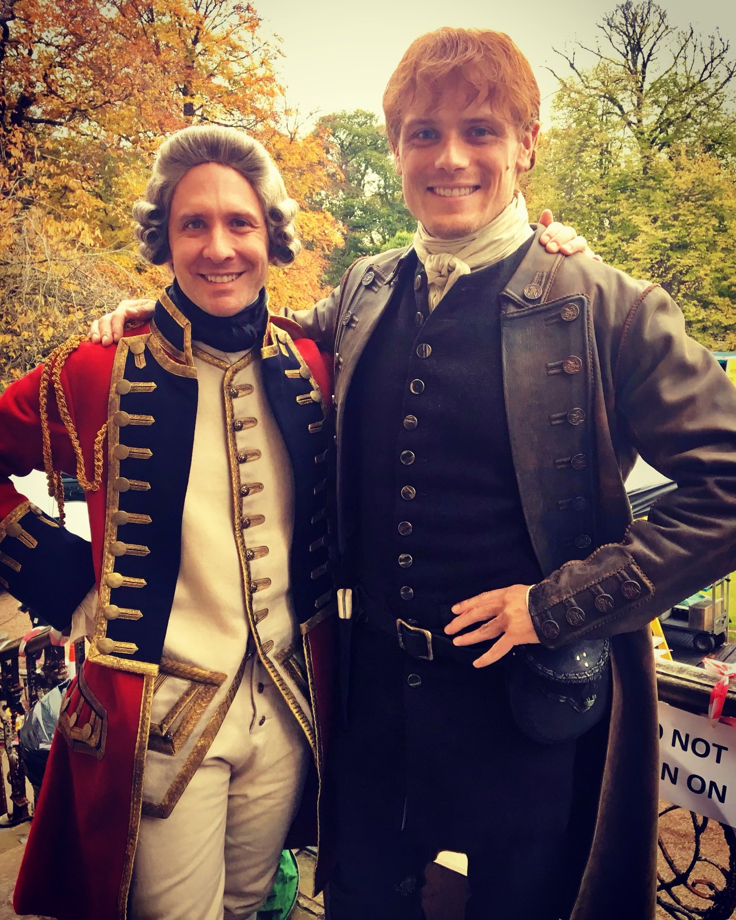 Tim Downie on "Happy #WorldOutlanderDay! Thought a photo of my first ever on set years ago would rather fitting. Immense amounts of gratitude for being a part of