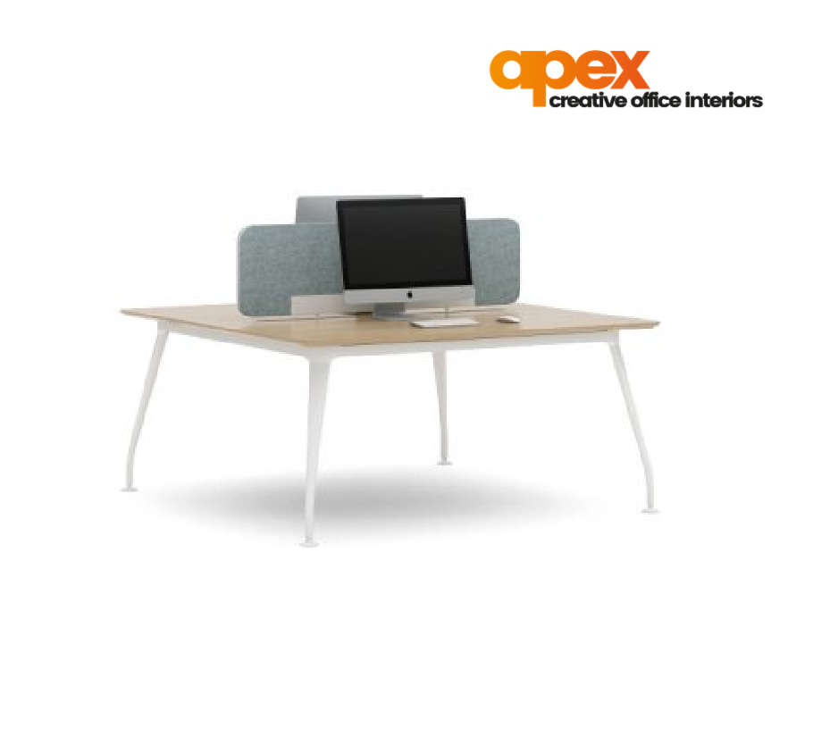 ApexOfficeLuton's tweet photo. Clean lines and simple elegance. Straightforward configuration means it’s easy to create a tailored solution. Create personal space needed. An elegant leg frame which supports a combination of worktop shapes and personal storage #officedesign #officeinterior #benchsystem https://t.co/ukHZGZC0WC