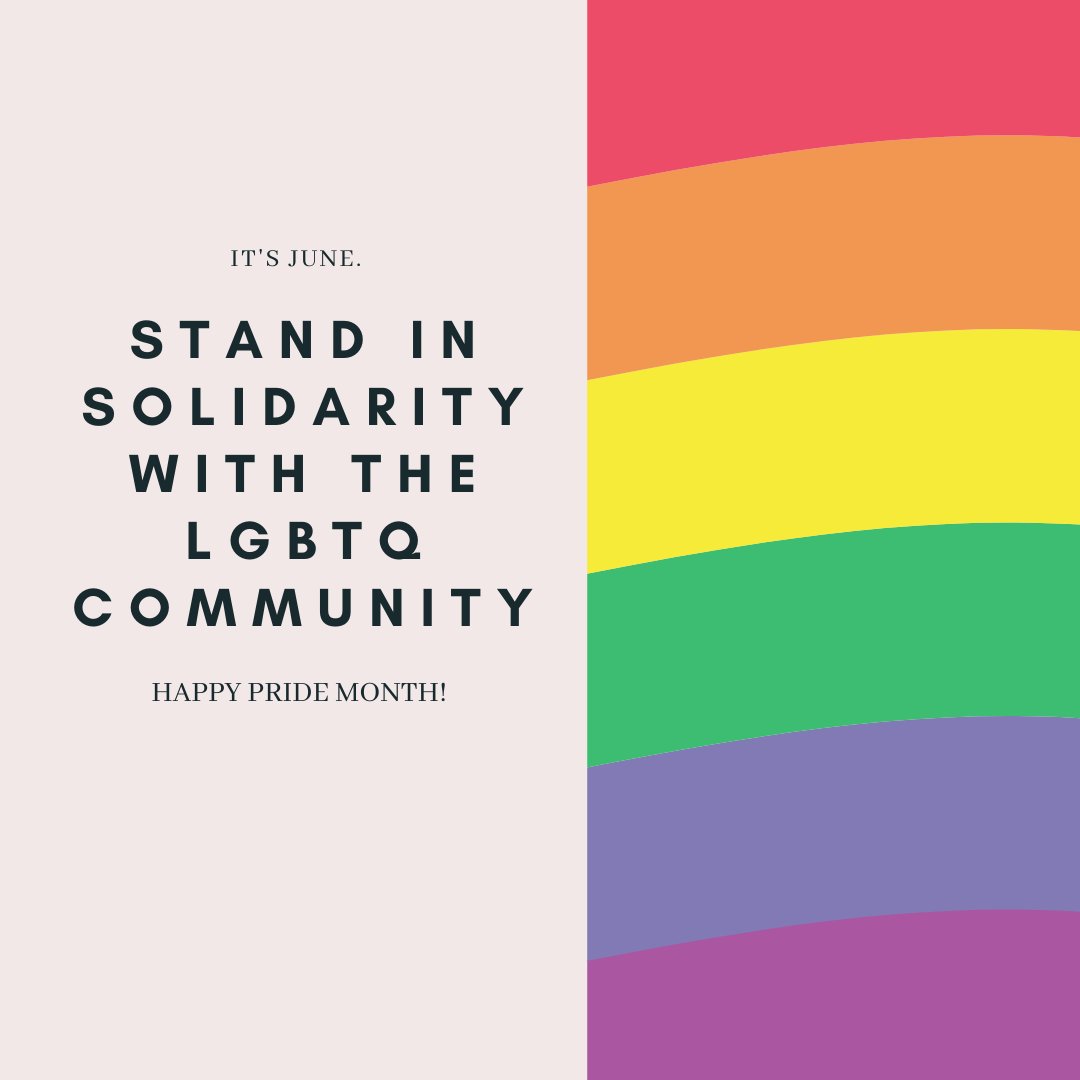 Today's this first day of #PrideMonth. Help us celebrate &amp; recognize our brothers in the LGBTQ community!