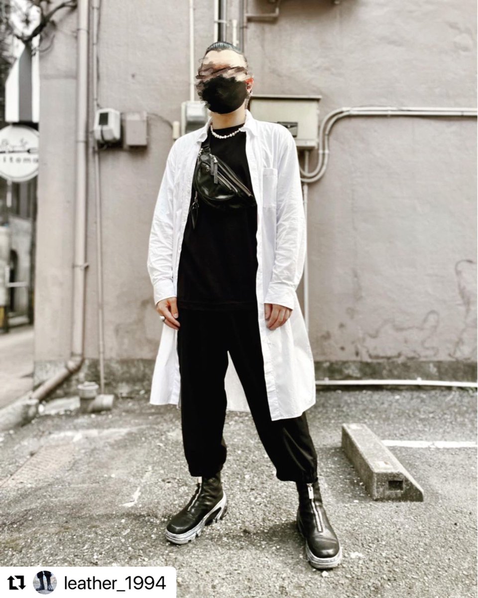 Repost @leather_1994 with @make_repost ロングシャツ SHIRT -S'YTE