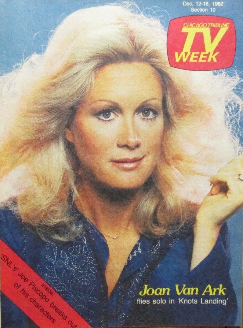 Happy Birthday to Joan Van Ark, born on this day in 1943
Chicago Tribune TV Week.  December 12-18, 1982 