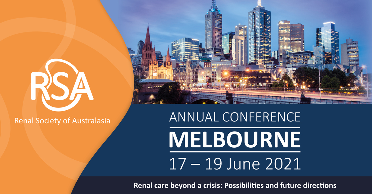 RenalSociety's tweet photo. What a way to kick off the 2021 RSA Virtual Conference, with the first session featuring a keynote presentation by Catherine DeVrye and announcing RSA Award recipients. 
We can't wait to welcome delegates, sponsors and speakers over the next few days. https://t.co/6IZejWNgjj