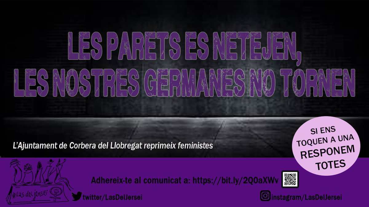 Sabeu què? L'Ajuntament de #CorberaCondena emet comunicats de premsa però no respòn al nostre #recurs 
Podeu trucar, demanar per l'alcaldessa Montserrat Febrero i preguntar què passa amb la nostra sanció i el nostre recurs
936500211 
#LlamaALaMontse #TrucaALaMontse