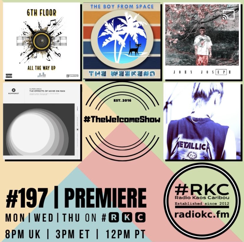 Big shout <a href="/RadioKC/">#𝗥𝗞𝗖</a> for adding #Bounce feat. <a href="/3DOMGUYS/">Soultie out now, link in our bio</a> to 197 premier show #6thFloor #RKC