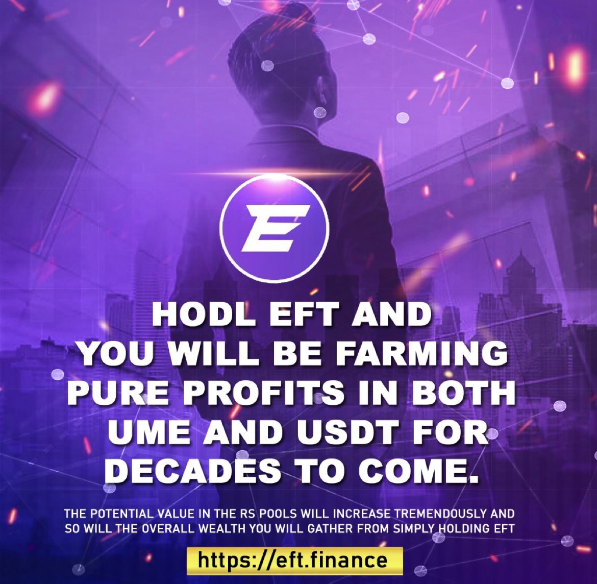 #EFT is THE most promising and profitable #DEFI project on the #TRON network according to thousands 

Only 55,000 total supply of $EFT with #yieldfarmin, #governance control and ecosystem rewards in #USDT, launched at $10, now at $250, soon $5000 🚀🚀 #uswap #ume #eft #trx #tron