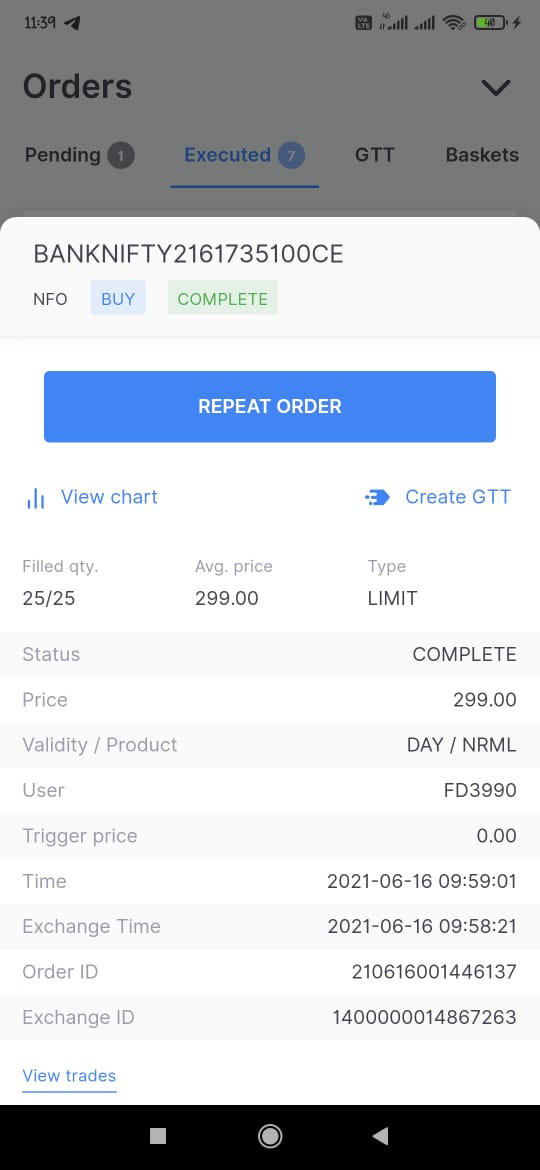 Ajsmic1997's tweet photo. @zerodha i have made some positions in the banknifty and the order is completed in the orders section , the money is deducted from the account but its not showing any position in position section and even if i want to square off the position i am not able to do it https://t.co/yT4r2urnnh