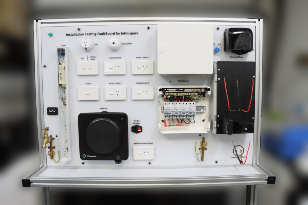 TafeDirectors's tweet photo. Our Corporate Affiliate, @Infinispark is excited to introduce their brand new product - Installation Testing Faultboard for 3rd and 4th year electrical apprenticeship units.
https://t.co/yYJIln7TdW
#POWEROFTAFE #electrical #electricalengineering #apprenticeship #newproduct https://t.co/Q5WWJ1MyzC