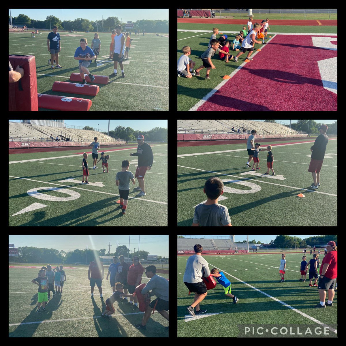 Our elementary Bulldoggers getting after it tonight!