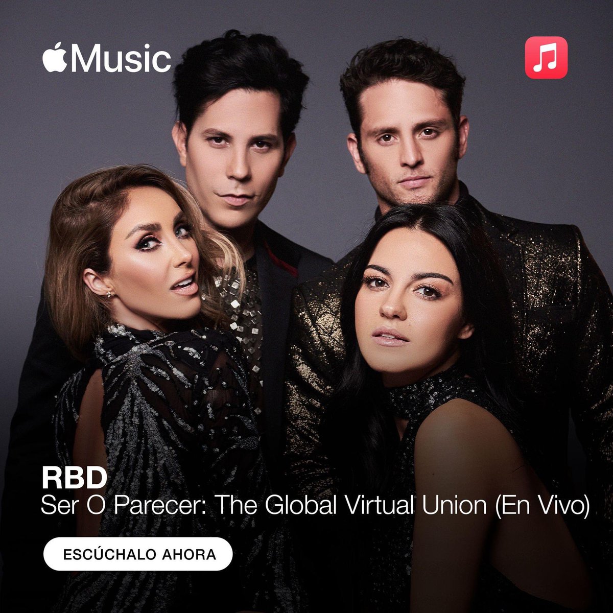 _RBDMexico's tweet photo. ¿Cuál ha sido la versión de #SerOParecer2021 que no dejan de escuchar? 
Recuerden que todo TODO el álbum en vivo está en Apple Music 
https://t.co/TzewUOIuS4 https://t.co/gjzeQ5Om7w