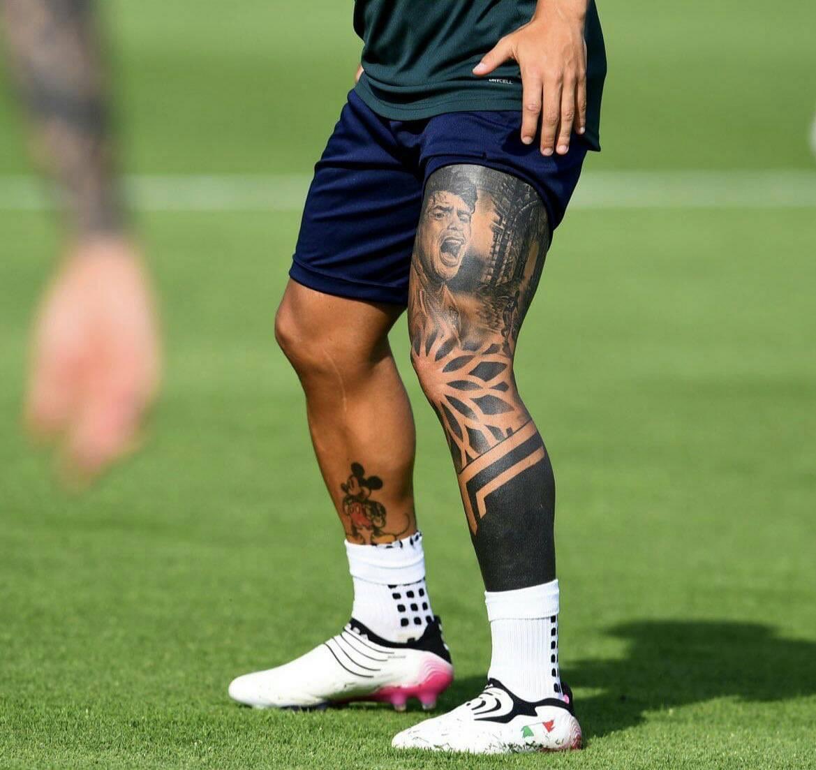 Pablo Mosquera Auf Twitter Lorenzo Insigne Y Su Tattoo Diegoeterno