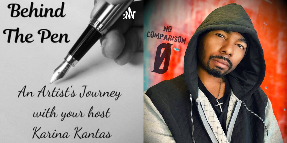 liquidlenspod's tweet image. Catch @N0C0mparis0n live on Karina Kantas’s 
“Behind The Pen” An Artist’s Journey 
Time/Date: Friday June 18, 2021 @ 1pm est! 
Where can you turn in? One way is via Spotify 
Spotify: open.spotify.com/show/5bmvaMJDH… 
#Liquid3_6🛸 #BehindThePen #N0C0mparis0n