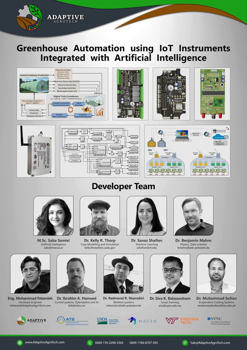 RShamshiri's tweet photo. #Greenhouse #Automation Using #Wireless #Sensors and #IoT Instruments Integrated with #ArtificialIntelligence
Full-text here: https://t.co/HK5dCVJ7tn
#AdaptiveAgroTech #DigitalAgriculture https://t.co/X0U5geeeTj