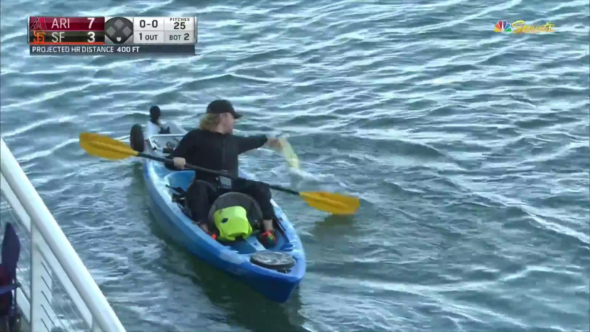SF Giants on NBCS on Twitter "The person in the kayak got beat to