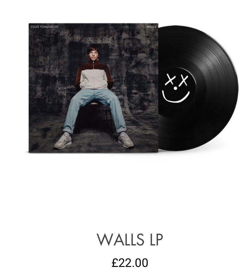 Louis Tomlinson Walls Vinyl Record