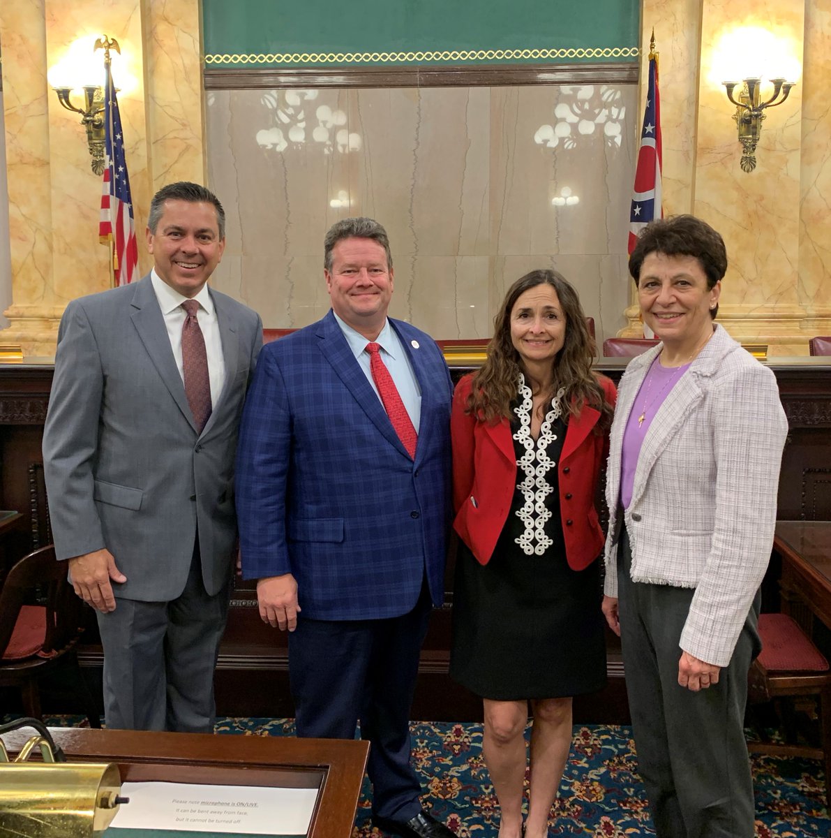 Thanks Dr. Cassie Barlow (retired Colonel/fmr Commander, WPAFB) and David Burrows, vp/Dayton Development Coalition, for testifying today on HB 244 to expand education opportunities for military families. Senate Committee passed, on to Senate Floor and hopefully Governor's Desk!