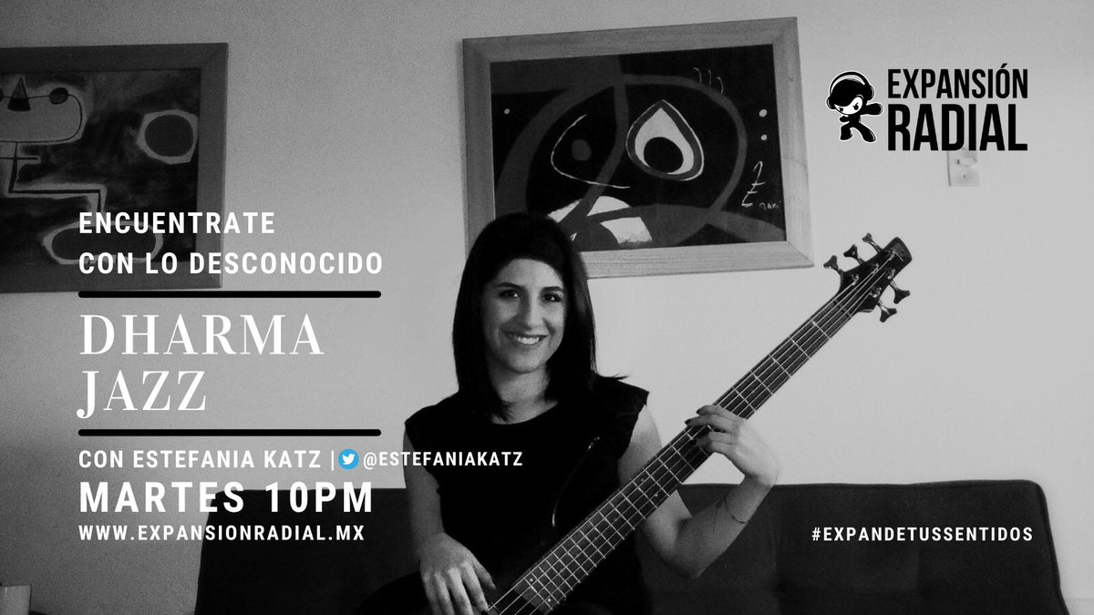 Expansión Radial (@expansionradial) on Twitter photo 🇲🇽🎷JAZZ MEXICANO 🎷🇲🇽
Conéctate ahora a #DharmaJazz con una selección especial de #jazz nacional. 🥁🎺
Conduce <a href="/EstefaniaKatz/">Estefanía Katz</a> 🎙
Tracks de <a href="/Parazitmx/">Parazit</a> <a href="/orestesgomez/">OG ~</a> <a href="/RogerNuncio/">Roger Nuncio</a> <a href="/Chacoproject/">chacoproject</a> y más! 👇🏼
expansionradial.mx
Tune In & Apple Music.
#ExpandeTusSentidos 🇲🇽🎷JAZZ MEXICANO 🎷🇲🇽
Conéctate ahora a #DharmaJazz con una selección especial de #jazz nacional. 🥁🎺
Conduce <a href="/EstefaniaKatz/">Estefanía Katz</a> 🎙
Tracks de <a href="/Parazitmx/">Parazit</a> <a href="/orestesgomez/">OG ~</a> <a href="/RogerNuncio/">Roger Nuncio</a> <a href="/Chacoproject/">chacoproject</a> y más! 👇🏼
expansionradial.mx
Tune In & Apple Music.
#ExpandeTusSentidos