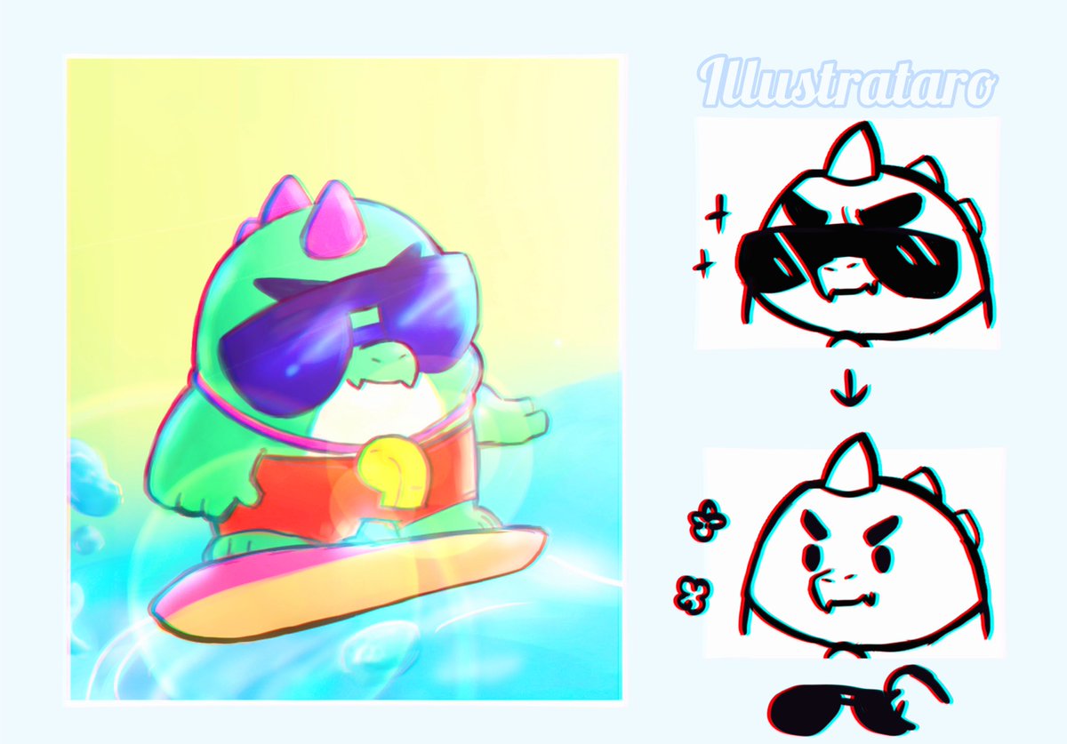 Illustrataro V Twitter Buzz Brawlstarsart Brawlstarsfanart Brawlstars Brawlart - dibujos de brawl stars para colorear buzz