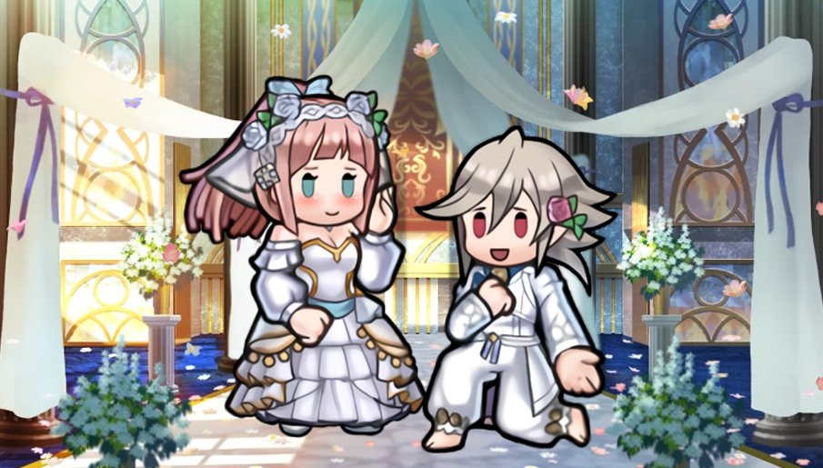 FehGodly's tweet photo. I was commissioned to make bridal alts for #Felicia and #Corrin !
They look so sweet I feel like I’m going to melt just by posting this 🥺
Likes and Retweets are appreciated!
#FEH #FE14 #FireEmblemFates #FEFelicia #FECorrin https://t.co/biRJRdLkMm