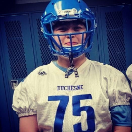 Rylan Kissell (@rykissell) on Twitter photo I'm wearing #75 for the <a href="/DuchesneHS/">Duchesne High School</a> Pioneers! 💙🏈 #NextLevel #StudentAthlete #FreshmanYear #Football #FridayNightLights <a href="/Athletics_DHS/">Duchesne Athletics</a> <a href="/GSV_STL/">Gateway Sports Venue</a> <a href="/stlprepsports1/">stlprepsports</a> <a href="/6starfootballMO/">Six Star Football | MISSOURI</a> I'm wearing #75 for the <a href="/DuchesneHS/">Duchesne High School</a> Pioneers! 💙🏈 #NextLevel #StudentAthlete #FreshmanYear #Football #FridayNightLights <a href="/Athletics_DHS/">Duchesne Athletics</a> <a href="/GSV_STL/">Gateway Sports Venue</a> <a href="/stlprepsports1/">stlprepsports</a> <a href="/6starfootballMO/">Six Star Football | MISSOURI</a>
