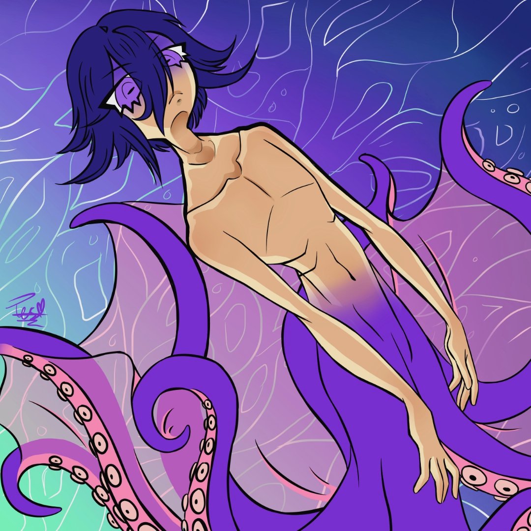 PsychopathyHah4's tweet photo. #kokichiouma #danganronpa #DRV3 #killingharmony #Ouma #kokichi #mermaid #octopus #digitalart #DigitalArtist #digitalartwork #art #commissionsopen #Commission #Commissions https://t.co/caqsFtfzGo