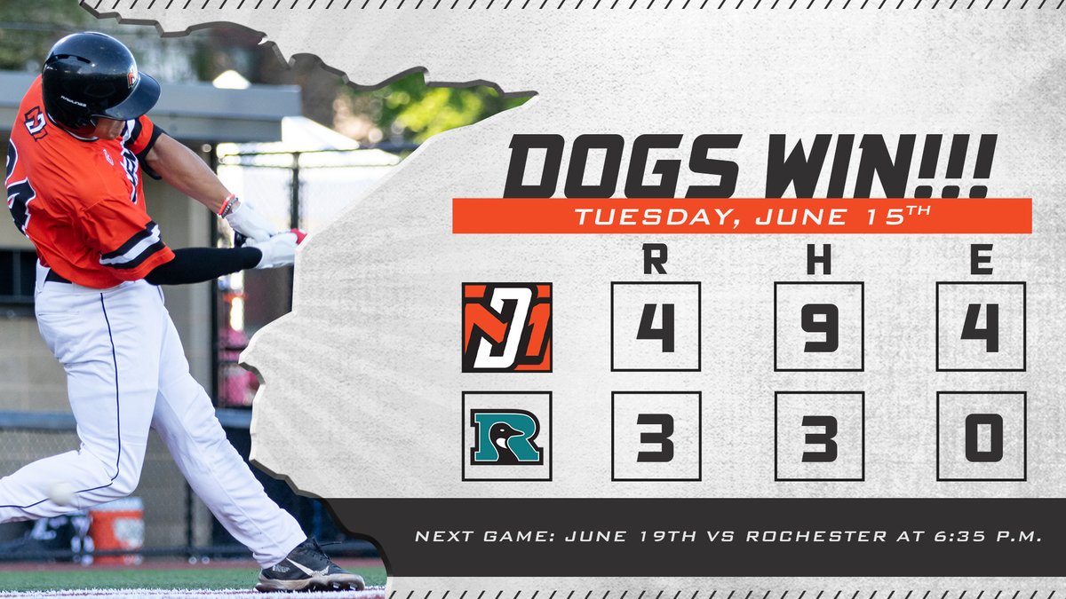 MankatoMoonDogs's tweet photo. DOGS WIN | Ladies and gentlemen, may we present (ourselves) to you, the @NWLbaseball Great Plain West Division leaders! These Dogs are still hot kids!

Back in the W column with a strike 'em out, throw 'em out finale and 2nd save for @davonte_butler.

#FliptheM | #DogsAreHot https://t.co/CIHQ0n0Bam