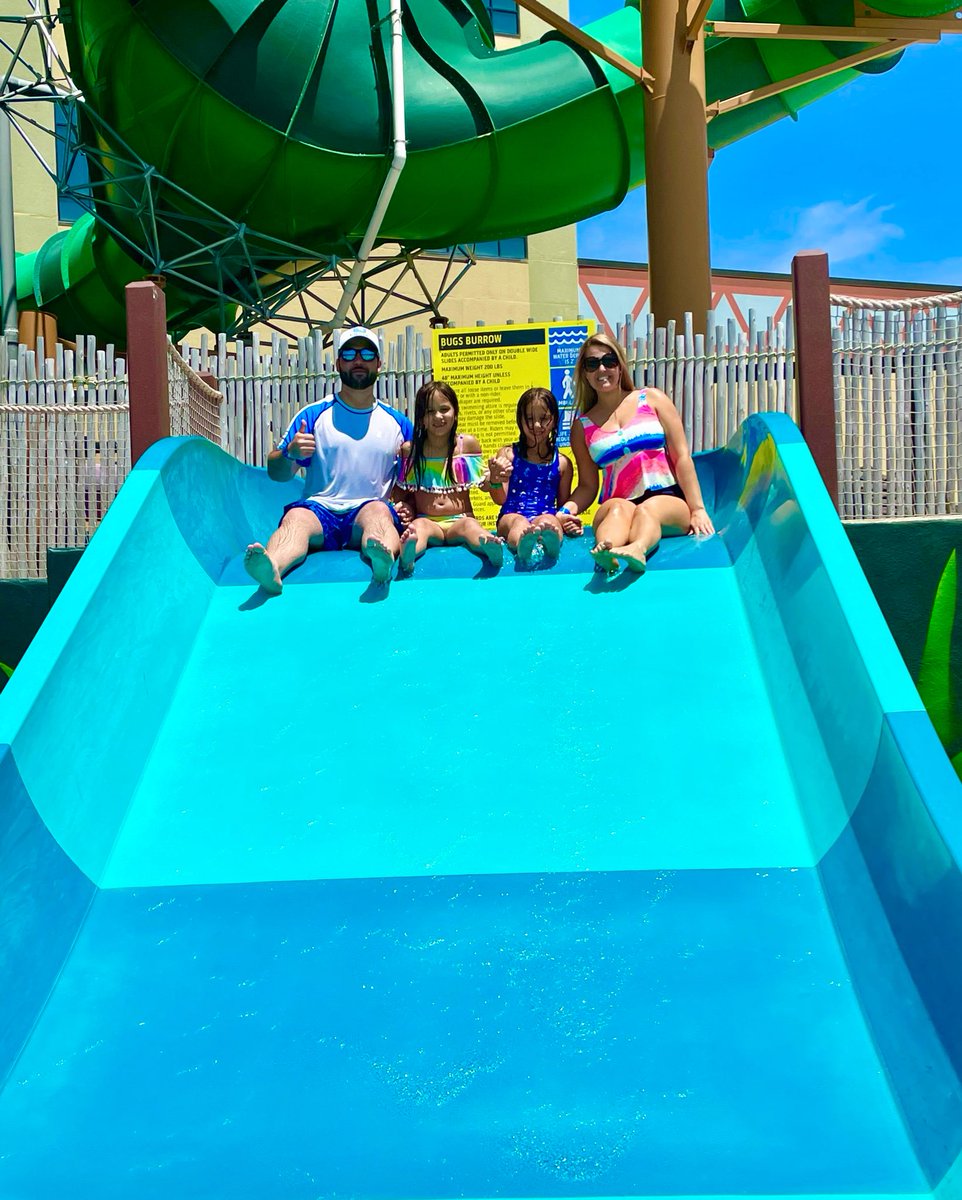 MrPatMineo's tweet photo. Nothing better then being perched up on a giant water slide with the ones you love… #MinFam https://t.co/EMZoSgZVua