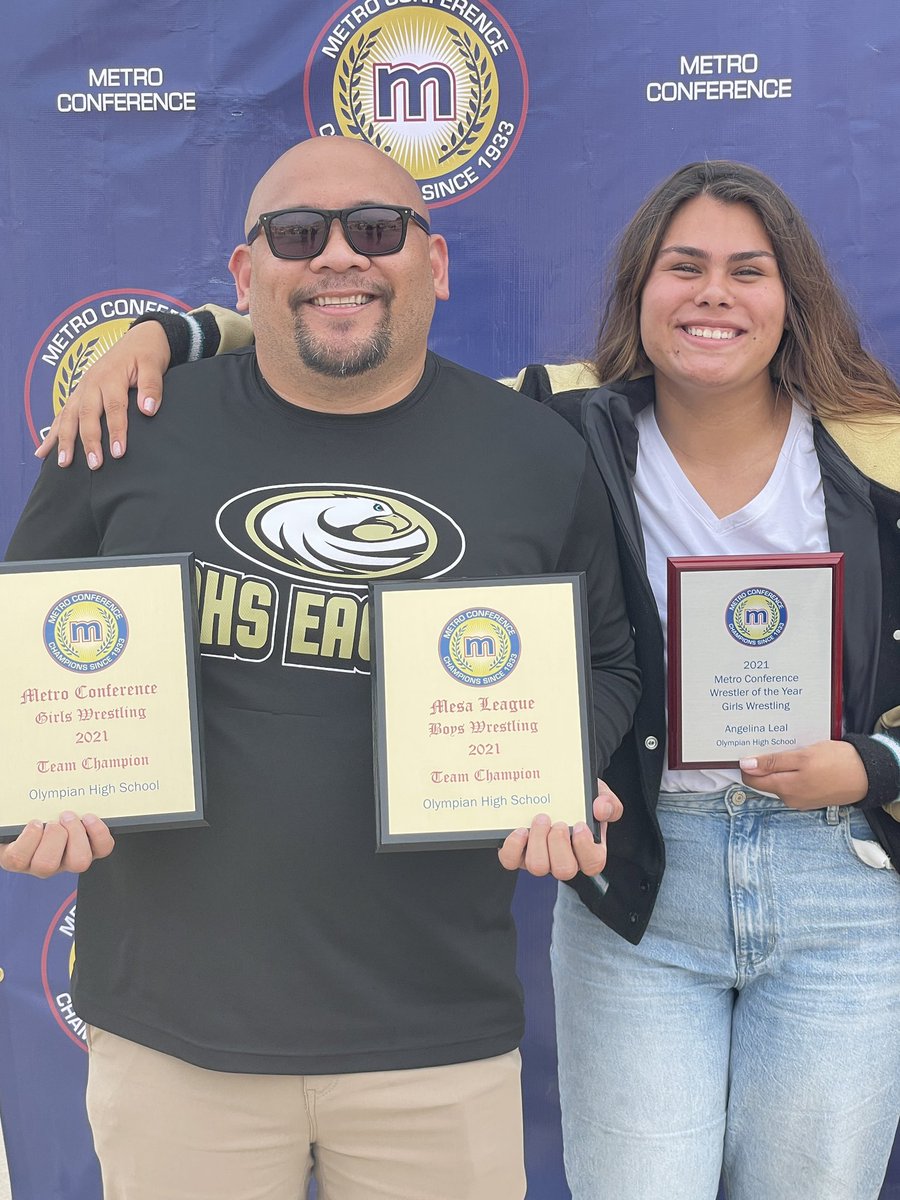 OlympianASB's tweet photo. Check us out! Mesa League Diver of the Year! Metro Conf Girls Wrestler of the Year!! Metro League Girls Wrestling Champs! Mesa League Boys Wrestling Champs! South Bay League Boys Soccer Champs! Metro League Boys Golf Champs! South Bay League Baseball Champs!  #FlyEaglesFly https://t.co/IYuWu9o4jF