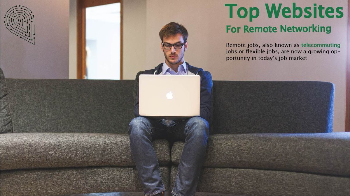 Top Websites for Remote Networking 🌐 bit.ly/2SsNHBN

#Website #RemoteWork #RemoteTeam #Networking #Connected #Communication #Top #Best