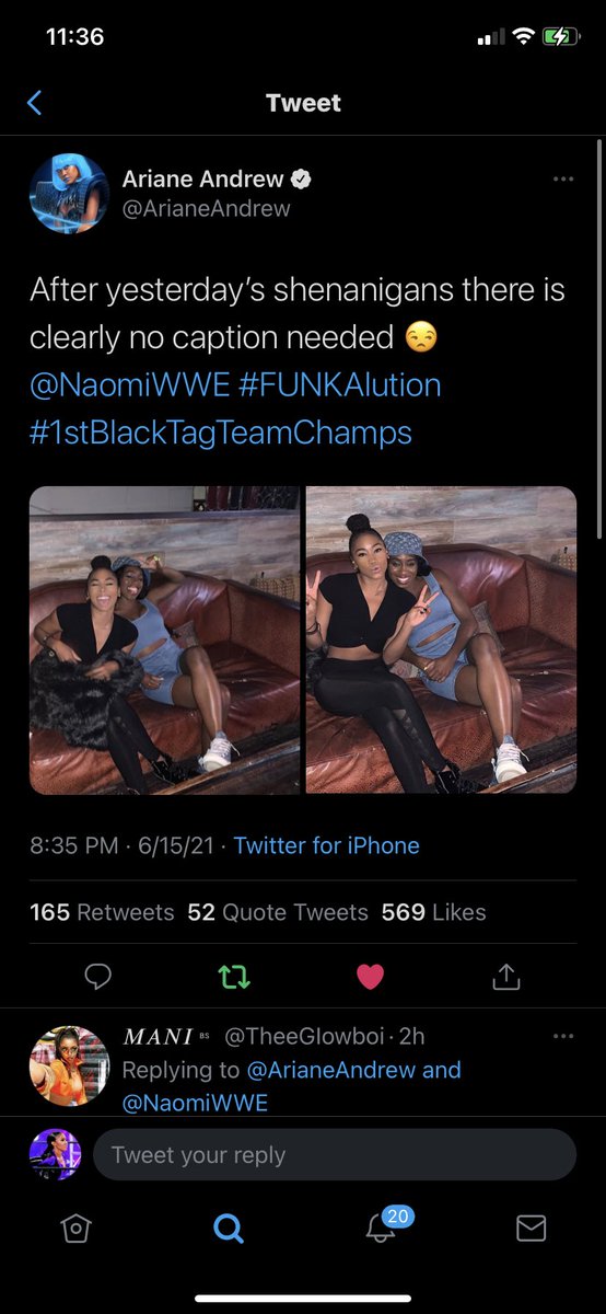 asrismxt's tweet photo. this is exactly how u put the women’s tag division on notice💜 #WWERaw #WWENXT #WWE #WWE2K22 #WWECameron #WWENaomi #NaomiDeservesBetter https://t.co/pwbb3FIjgL