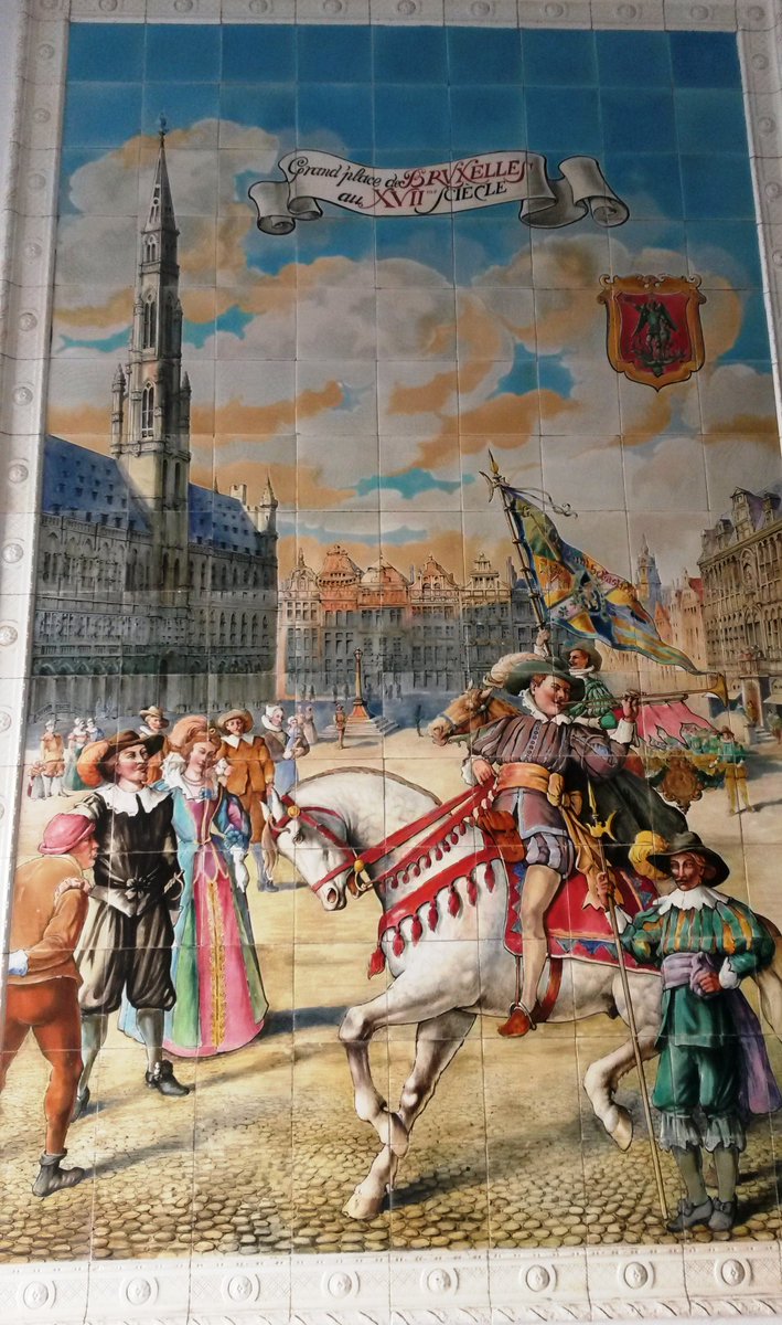 HistoryatHull's tweet photo. The Lord Mayor of Hull welcomed 12 Ostend trawlers that arrived on 15 October 1914 with refugees on board. The interwar King Albert Chambers in Jameson Street, Hull used art and architecture to celebrate the city's ties with Belgium. #RefugeeWeek2021 #HullRefugeeWeek #Hull #Art https://t.co/gEXGO3Uckj