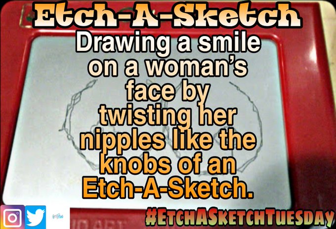 I love to see that smile . Happy #EtchASketchTuesday https://t.co/AfQtQb0Ezz<a href="/tag/etchasketchtuesday"class="tags">#EtchASketchTuesday</a>