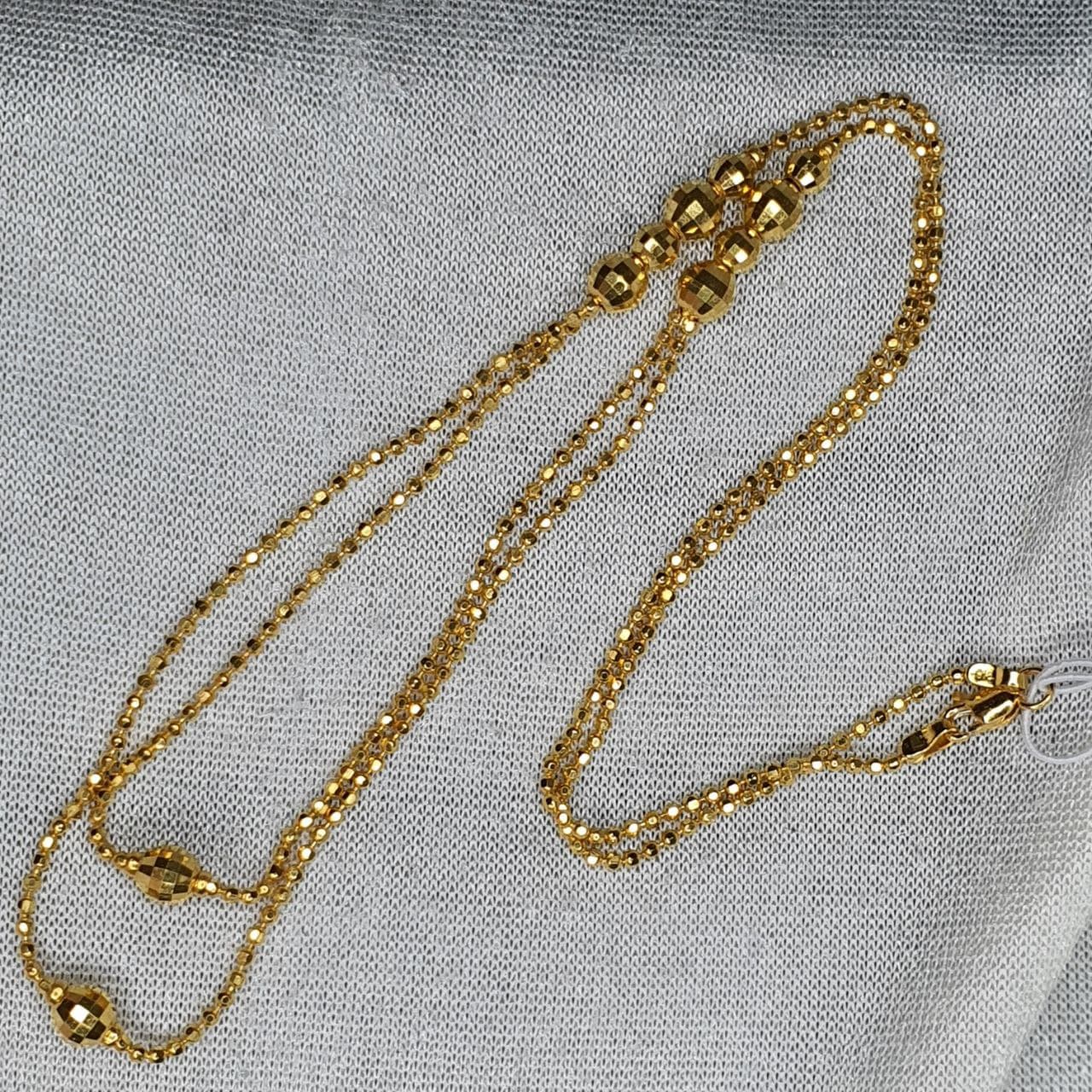 Gold ball chain shop designs with weight