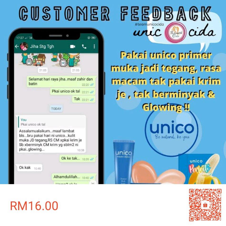 zienice's tweet photo. I'm selling ���HOT🔥Sale PKP Unico Primer Original 🔥 for RM16.00. Get it on Shopee now! https://t.co/DtkjXcPU8I #ShopeeMY https://t.co/VRrcmRncBA