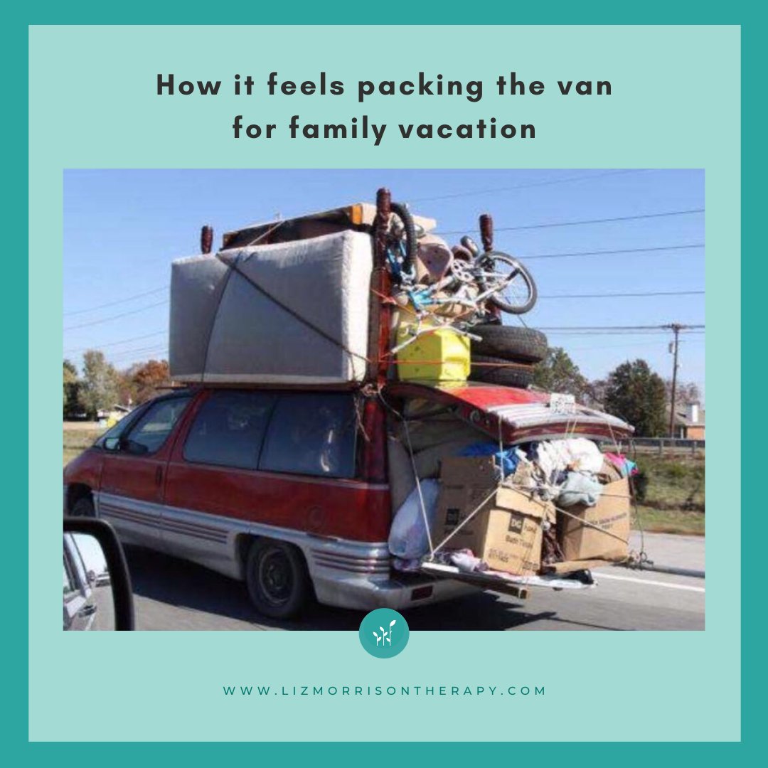 LizMorrisonLCSW's tweet image. As enjoyable as it can be, vacationing with family can also be stressful. Vacations are a time for you to recharge your batteries from the hectic year you’ve had. Be sure to set aside some time for yourself and do something you enjoy because you deserve the time for yourself.