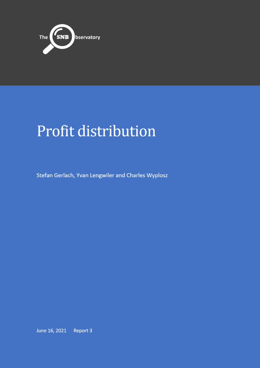 Today we are releasing a new report in which we analyse the SNB's profits and their distribution. snb-observatory.ch