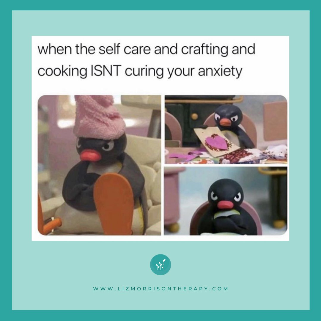 LizMorrisonLCSW's tweet image. Looking critically at the help you need versus the help you're getting can help you determine a path forward, whether it's changing therapy types, moving to a new therapist, or something else.