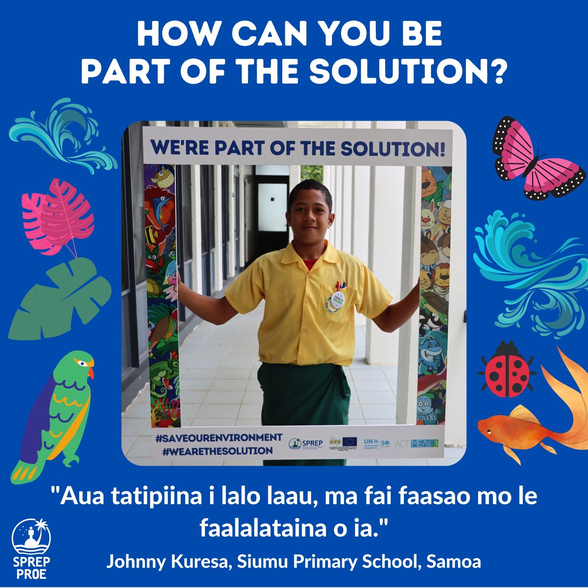 SprepChannel's tweet photo. Happy 28th Anniversary #SPREP!
We asked students from a number of schools visiting SPREP during today's Open Day, "How can you be part of the #solution?"
Here is what they had to say:
#PacificEnvironment #ResilientPacific #WeArePartOfTheSolution https://t.co/djA2FlQEvG