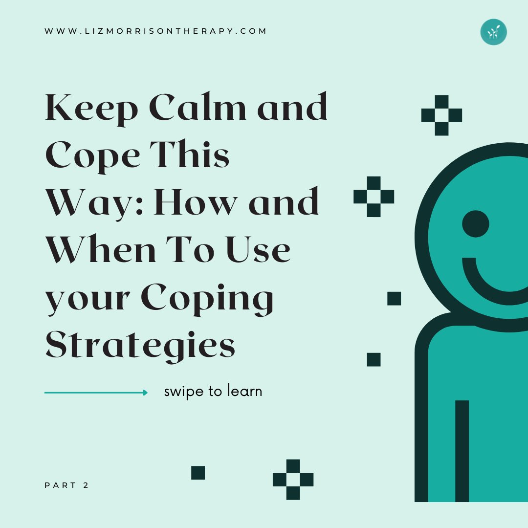 LizMorrisonLCSW's tweet image. Part 2 of our Keep Calm and Cope This Way: How and When To Use your Coping Strategies series! If you missed part 1, you can find it on our page.