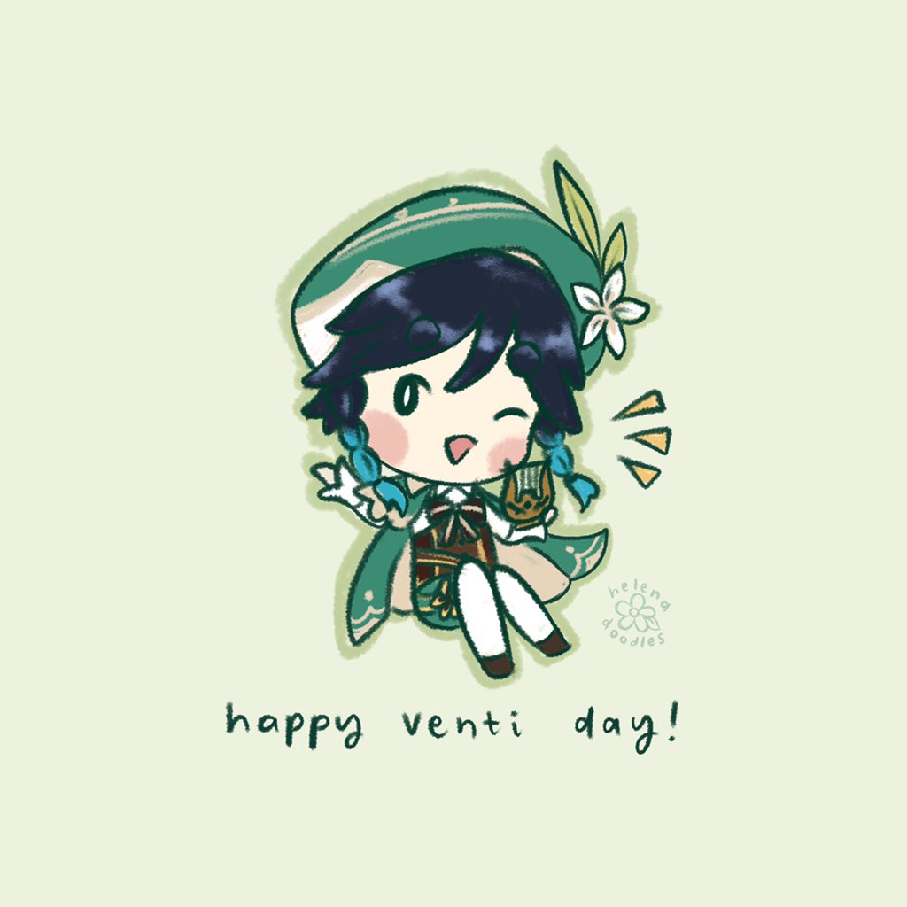 helenadoodles's tweet photo. happy birthday venti !! 🌬🍃

— #genshinimpact #genshintwt #venti #原神 https://t.co/QU0VO3sZ2u