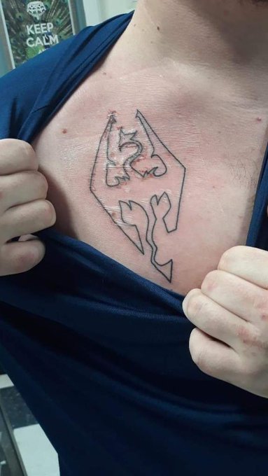 @Xbox @bethesda @ElderScrolls me got the Skyrim logo tattoo earlier today lol https://t.co/XUHTVfjvo<a class="tags" target="_blank" title="On Twitter" href="/?out=eyJ0eXAiOiJKV1QiLCJhbGciOiJIUzUxMiJ9.eyJpYXQiOjE3MjYzODQ1NDMsImlzcyI6InR3cG9ybnN0YXJzLmNvbSIsIm5iZiI6MTcyNjM4NDU0MywiZXhwIjoxNzU3OTIwNTQzLCJyZWRpcmVjdF91cmwiOiJodHRwczovL3R3aXR0ZXIuY29tL1hib3gifQ.yBfSRpmNZD8nlqmS5gNl0EkRLIqUkB93V4i7g6z1IsmwJ7EuL9wzIODawVUrNIlbfbGOLExNHbph6UUJKV6csA">@Xbox</a><a class="tags" target="_blank" title="On Twitter" href="/?out=eyJ0eXAiOiJKV1QiLCJhbGciOiJIUzUxMiJ9.eyJpYXQiOjE3MjYzODQ1NDMsImlzcyI6InR3cG9ybnN0YXJzLmNvbSIsIm5iZiI6MTcyNjM4NDU0MywiZXhwIjoxNzU3OTIwNTQzLCJyZWRpcmVjdF91cmwiOiJodHRwczovL3R3aXR0ZXIuY29tL2JldGhlc2RhIn0.vSJ-l6Dl5tWM1_mR2T0__gVuOc07YwoPghZ7QNluMJE6DeBq-CDj-BC5QSTZun9wOEmibPXaTYS1-TQNlQusdg">@bethesda</a><a class="tags" target="_blank" title="On Twitter" href="/?out=eyJ0eXAiOiJKV1QiLCJhbGciOiJIUzUxMiJ9.eyJpYXQiOjE3MjYzODQ1NDMsImlzcyI6InR3cG9ybnN0YXJzLmNvbSIsIm5iZiI6MTcyNjM4NDU0MywiZXhwIjoxNzU3OTIwNTQzLCJyZWRpcmVjdF91cmwiOiJodHRwczovL3R3aXR0ZXIuY29tL0VsZGVyU2Nyb2xscyJ9.jaxPJtQrvR8XoHkKwBc0KrYPclYwyHG4LKJWo8PLaRZLAPqP6DqUjsGkSazUGtXDIfRC4I9b0V9alaKZWHNEIQ">@ElderScrolls</a><a href="/tag/ps4share"class="tags"><span>#ps4share</span></a>