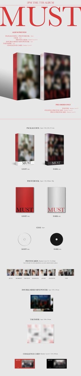 follow_2PM's tweet photo. 2PM THE 7TH ALBUM
<MUST>
ALBUM DETAIL PREVIEW

💿 PRE-ORDER
YES24 https://t.co/H4mCLoCiy8
알라딘 https://t.co/nzvsCA5iDw
신나라 https://t.co/s9Fw06ndYe
인터파크 https://t.co/tV7zObkvPW
핫트랙스 https://t.co/Y7JKmiSQ5b

2021.06.28 MON 6PM

#2PM #투피엠
#MUST
#2PM_MUST_Comeback https://t.co/Hs1cfLgHmp
